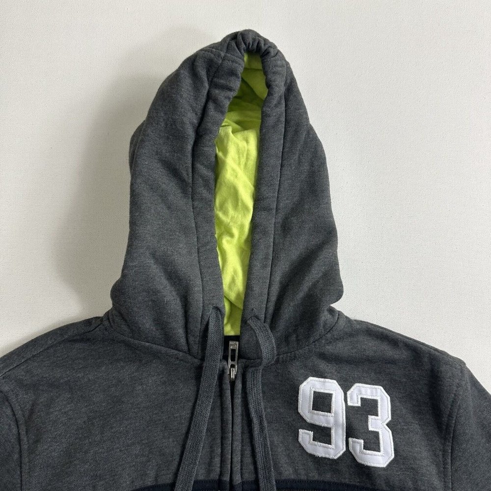 Vintage Ecko UNLTD Hoodie Mens XS Gray Spell Out Logo Full Zip Y2K Casual - Picture 5 of 9